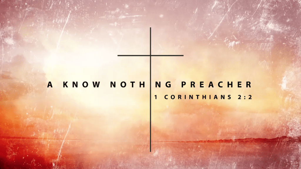 A Know Nothing Preacher